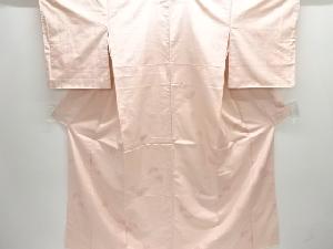 蝶模様織り出し手織り紬着物